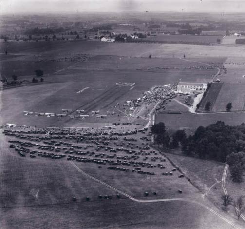 Air Meet held at Pitcairn Field, Bryn Athyn, PA, 1925 (Source: Hagley Museum)