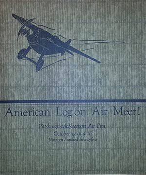 Air Meet Brochure, October 17-18, 1925 (Source: HHC)