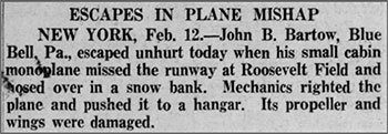 Harrisburg Evening News, February 12, 1935 (Source: newspapers.com)