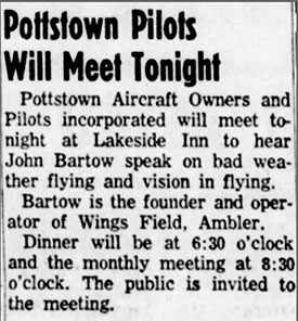 Pottstown Mercury (PA), November 11, 1960 (Source: newspapers.com) 