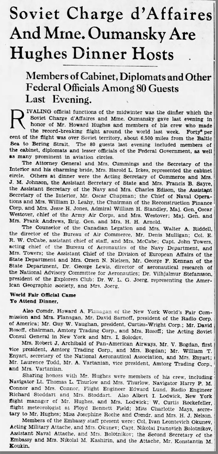 The Washington, D.C Evening Star, July 22, 1938 (Source: newspapers.com) 