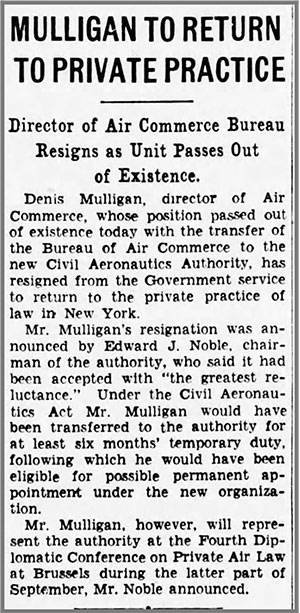 The Washington, D.C Evening Star, August 23, 1938 (Source: newspapers.com)