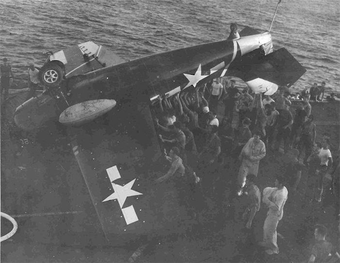 Shellington Arrives Aboard, September 6, 1945 (Source: Shelllington Family) 