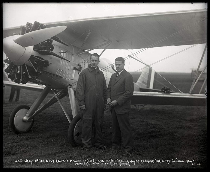 E.P. Warner (L) Ca. 1927-28 (Source: NASM)