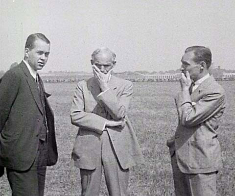 (L-R) E.P. Warner, Henry Ford, Edsel Ford (Source: Link)